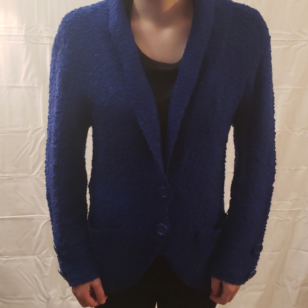 eci new York blue cardigan